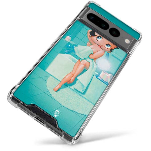 Betty Boop Bathing Google Pixel 7 Pro Clear Case